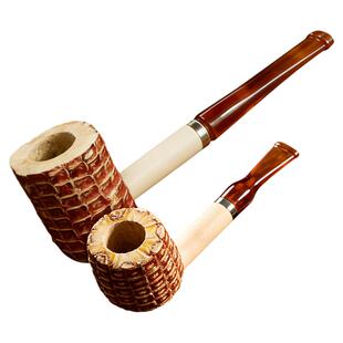 新手入门烟斗正品男士专用玉米斗耐烧防开裂一口香密苏里大力水手