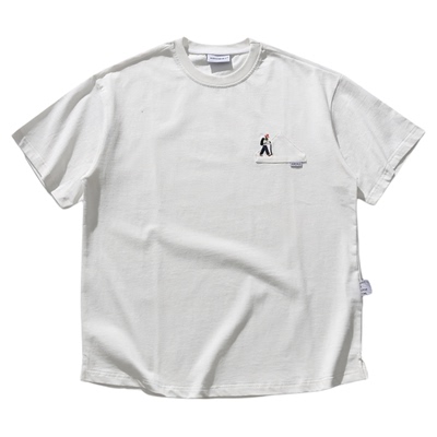 ONUN日系休闲印花圆领T恤短袖