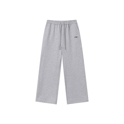 FORNINES重磅加绒卫裤男女款秋冬休闲裤子加厚直筒裤运动宽松长裤