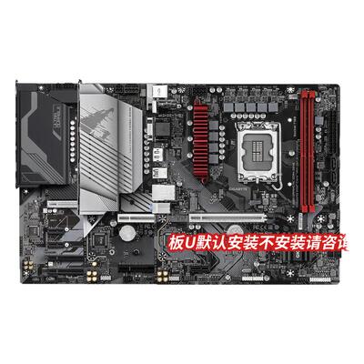 技嘉H610M K H超耐久B760M POWER白魔鹰X小雕妹Z790单主板