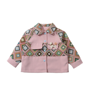 女童外套春秋季2026新款儿童春装洋气时髦女孩宝宝巨好看夹克上衣