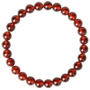 9A纯天然收藏级橙红石榴石手链女款单圈水晶手串散珠官方旗舰店