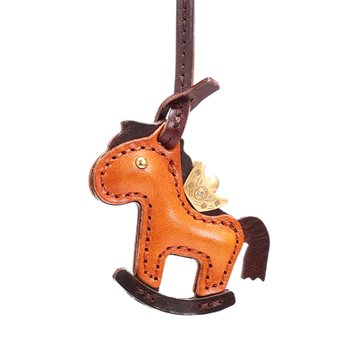 头层牛皮挂饰车内挂件包包配件