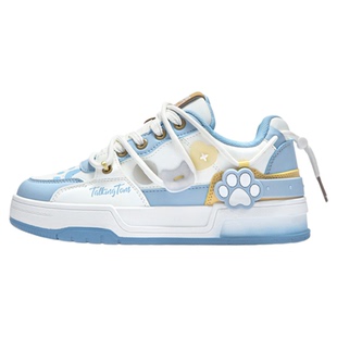 会说话的汤姆猫鞋子男时尚卡通板鞋2026春季情侣运动鞋韩版面包鞋