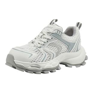 星期六2026新款爆款老爹鞋女轻便软底超轻女小个子增高厚底显脚小