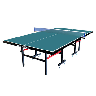乒乓球桌家用可折叠室内标准乒乓桌训练专用乒乓球台移动球案子