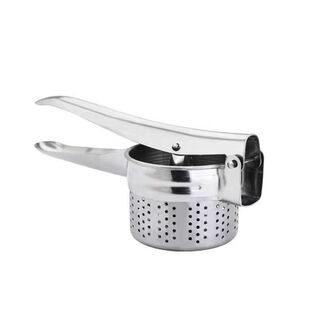 不锈钢挤水器家用手动榨汁机水果蔬菜脱水神器压炸器过滤网压汁器