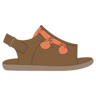 UGG小童休闲交叉带沙滩凉鞋