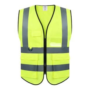 反光安全背心工地马甲建筑施工环卫劳务交通夜间荧光衣定制印logo