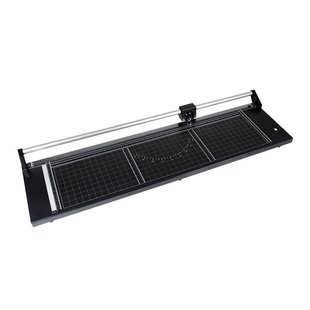 弘文36寸滚轮切刀裁纸刀手推碳钢滚动刀相片胶片美工纸裁切机纸张PVC小型切刀裁切机滚刀手动滚轮切纸切97CM