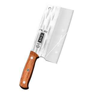 【陈宝妹同款】实木手柄家用斩切刀酒店厨师用刀前切后斩厨房菜刀