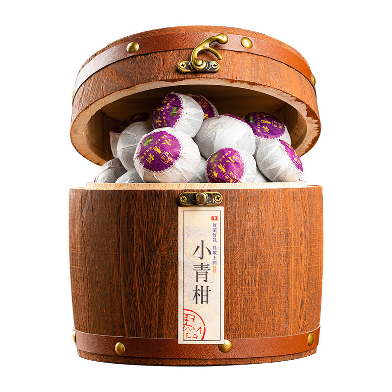 小青柑熟茶叶散装礼盒装
