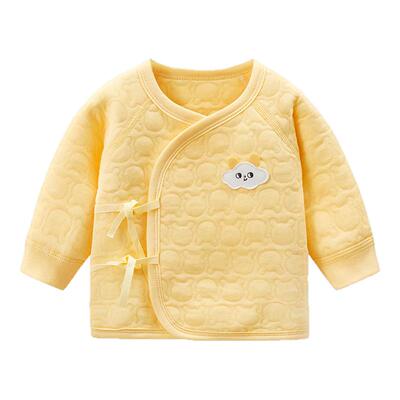 初生婴儿儿半背衣初生夹棉上衣