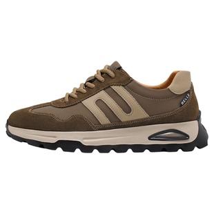 百丽男鞋休闲鞋秋季新款户外慢跑鞋阿甘鞋厚底德训运动鞋A1723CM4