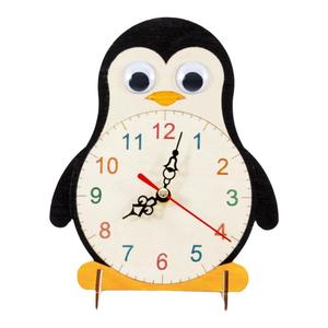 DIY自制企鹅钟表计时器教具创意手工模型小发明科学实验材料套装