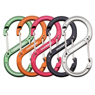 munkeesS形登山扣八字扣挂钩