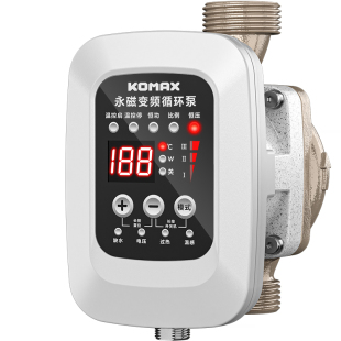 暖气循环泵家用地暖地热锅炉管道永磁变频小型静音回水屏蔽增压泵