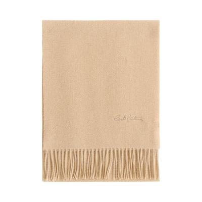 刺绣羊绒围巾秋冬双成记新年礼物