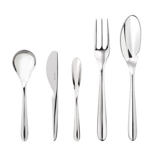 CHRISTOFLE昆庭L'Ame灵魂乐章银色刀叉勺西餐餐具甜品勺蛋糕叉