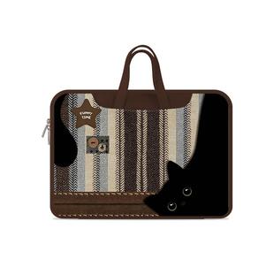 SUYA苏雅时尚可爱笔记本电脑包手提高级感适用于苹果macbookair华为matebook14寸保护套女士联想小新16包防震