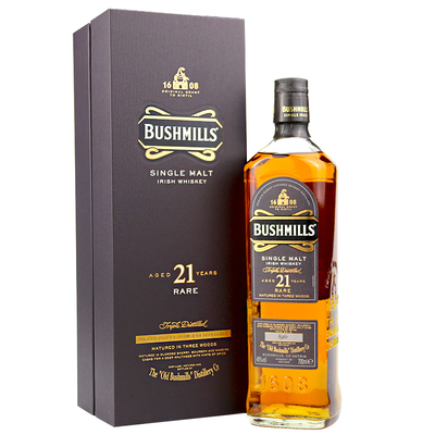 百世醇21年单一麦芽爱尔兰威士忌