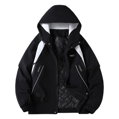 不起球不褪色不缩水夹棉加厚外套