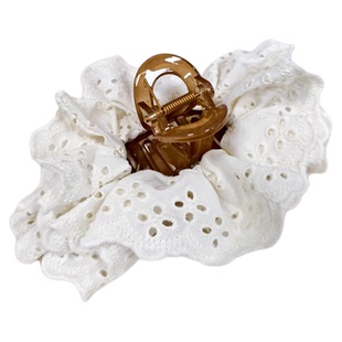 法式复古花朵抓夹发夹女后脑勺鲨鱼夹大号优雅仙气2025新款高级感