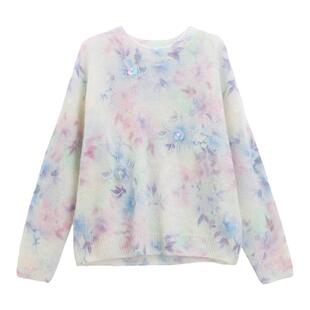 芭依璐毛衣针织衫2026春装新款时尚套头打底衫女设计感羊毛衫百搭