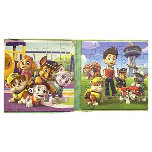 汪汪队磁力拼图3到6岁纸质进阶儿童益智力男女孩幼儿平面拼板玩具