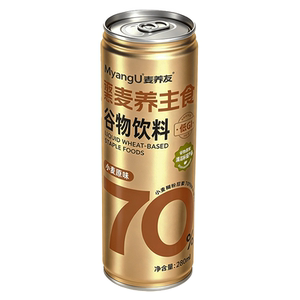 麦养友！椰咖麦饮小麦糊粉代餐饮料280ml