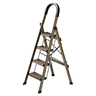 节节升铝合金梯子家用伸缩人字梯室内多功能折叠梯四步五步小楼梯