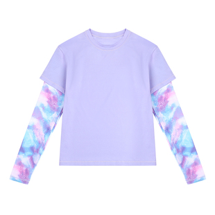 【凉感速干】萌格格女童上衣速干衣T恤 儿童防晒服网球服夏薄A类