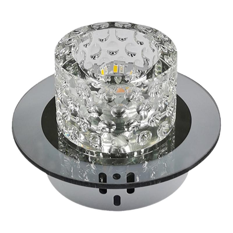 现代简约水晶过道灯走廊灯嵌入式led玄关门厅楼道阳台灯筒灯射灯