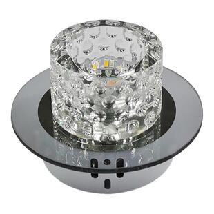 现代简约水晶过道灯走廊灯嵌入式led玄关门厅楼道阳台灯筒灯射灯