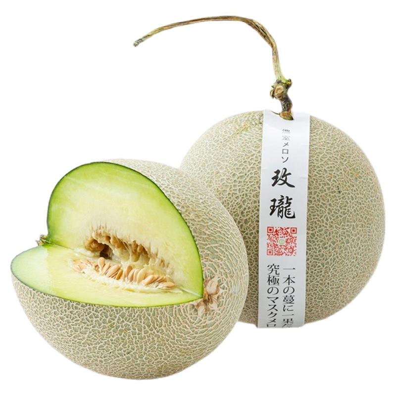 现货海南玫珑网纹蜜瓜6个礼盒装哈密瓜