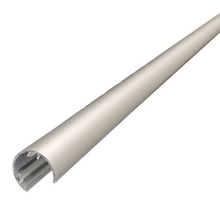 展柜圆形灯槽柜台灯灯架 圆型高端新款可旋转可调角度展示柜铝条