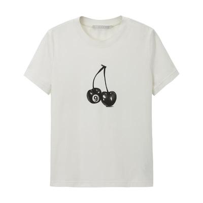REVAN芮范设计师款俏皮樱桃数码印花T恤RM91001261