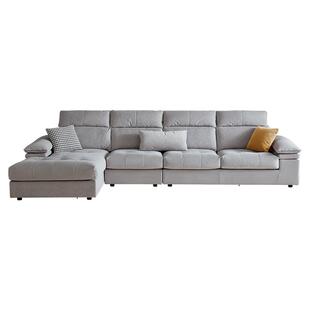 政府补贴全友家居2025年新款现代简约布艺沙发客厅家具猫抓绒沙发