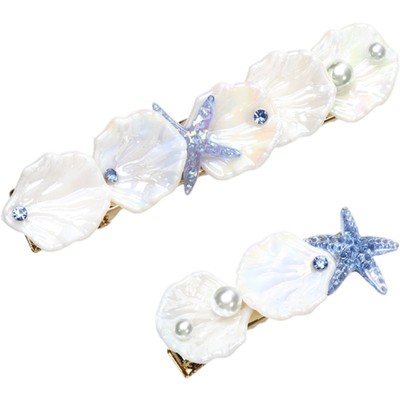 SPECIAL贝壳海星造型鸭嘴夹女