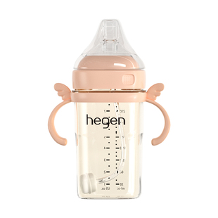 适配hegen奶瓶奶嘴配件赫根专用手柄吸管重力球鸭嘴吸管嘴奶瓶盖