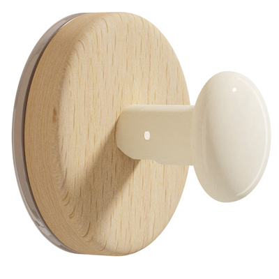 吸盘免打孔挂钩吸附榉木色粘钩