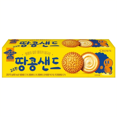 克丽安70g韩国进口花生夹心