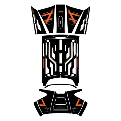 适用25款极核AE4脚踏脚垫贴纸