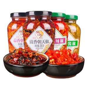 坛坛乡蒸鱼头酱椒湖南特产辣椒酱