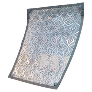 复古3D雕花磁吸免打孔魔术贴自装防尘帘家用自吸遮挡帘防油门帘子