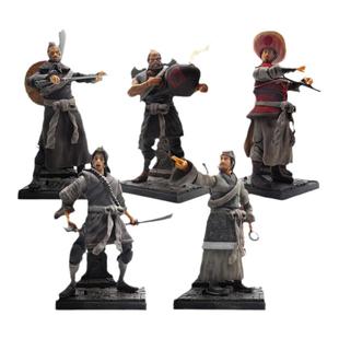 忠义堂原创水浒传108将兵人3.75寸关节可动关胜宋江童贯解珍解宝