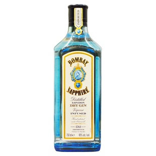 孟买蓝宝石孟买金酒750ml英国原装进口洋酒正品行货基酒金汤力