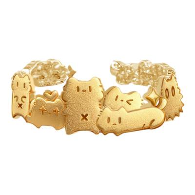 MASW麻秀高级感开口猫咪戒指礼物