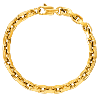 GRGR细款18K金色O圈手链