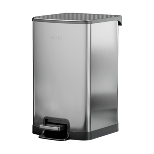 GAOK厨房垃圾桶带盖脚踏家用不锈钢卫生间厕所客厅脚踩大轻奢高档